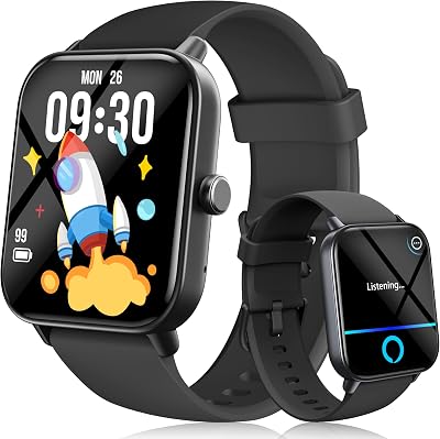 KALINCO Kids Smart Watch IP68 1.8 in 100 Sports Modes Call HR Sleep Monitor
