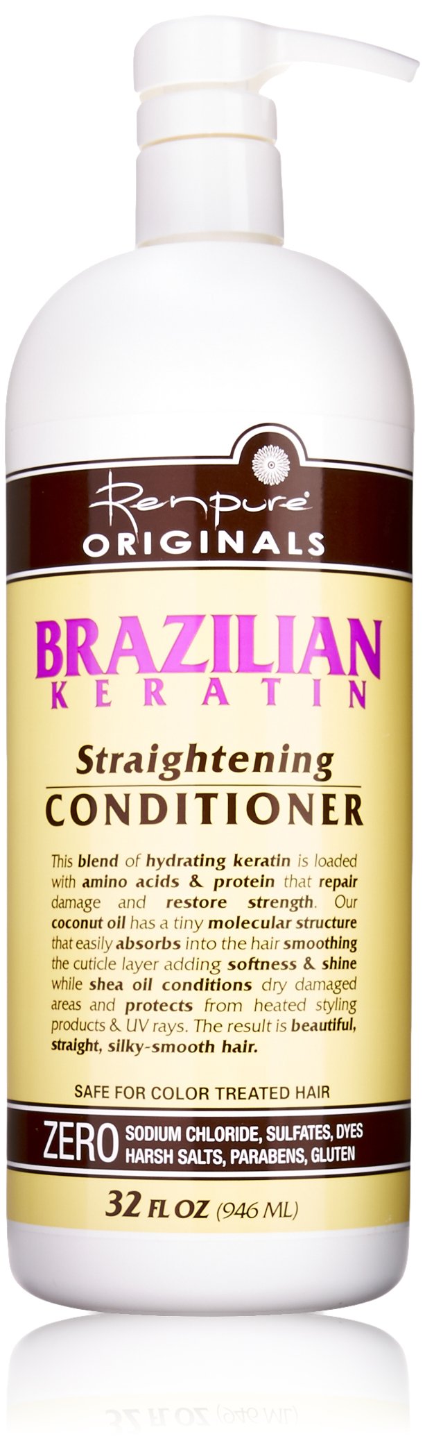 Renpure ounce shampoo biotin collagen conditioner fluid keratin straightening brazilian 2001 Amazon.com: Renpure Biotin and Collagen Shampoo, 16 Ounce: Beauty