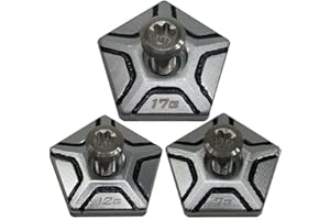 U-nique Set of 3pcs Golf Weight with Screws for King Cobra F8 Driver 7g 12g 17g
