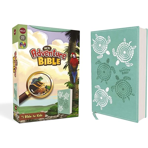 es jouve アートブック NKJV, Adventure Bible, Leathersoft, Blue, Full Color