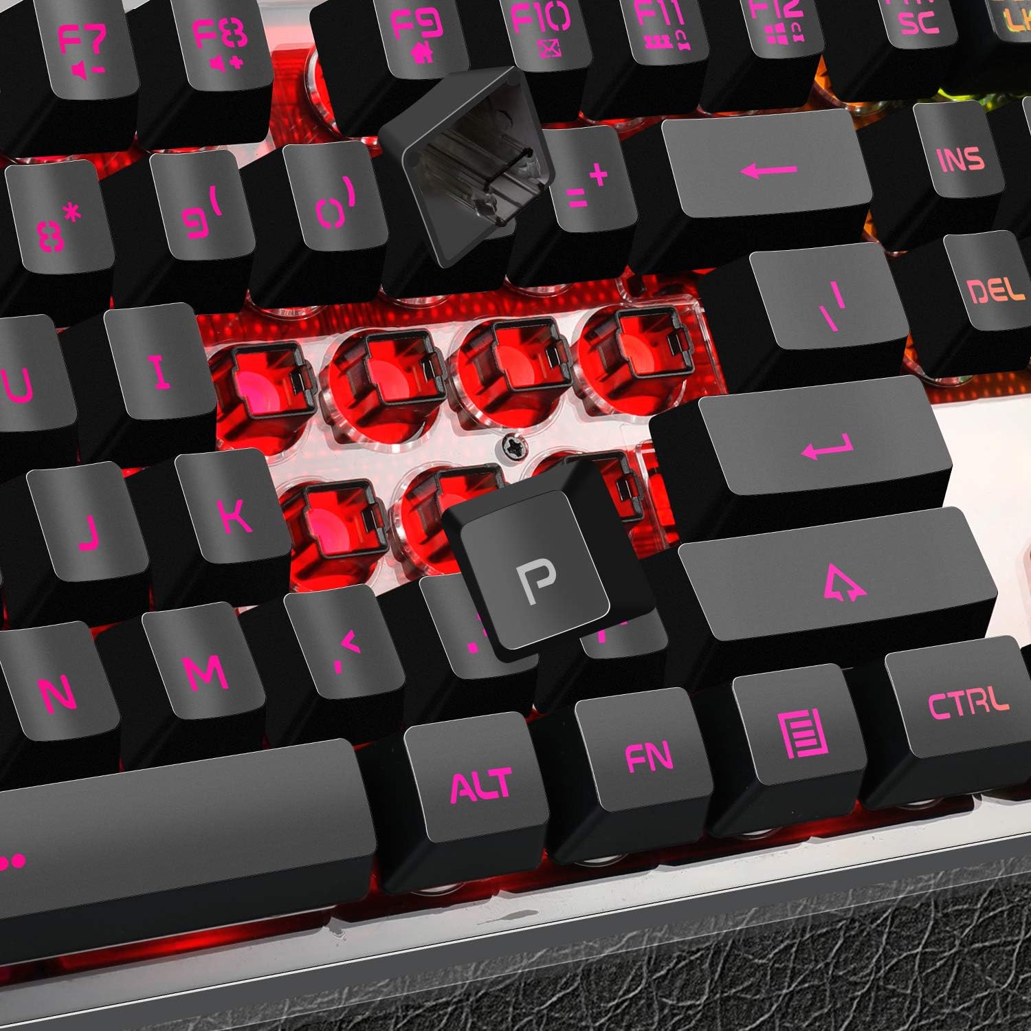 Gaming Keyboard and Mouse Combo, K1 LED Rainbow Backlit Keyboard with 104 Key Computer PC Gaming Keyboard for PC/Laptop: Computers & Accessories