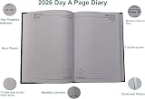 PaulStore 2026 Diary A5 Day to Page Hardback Desk Diary Light Blue view 2
