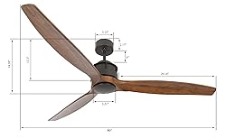 Lucci Air 210507010 Akmani DC Ceiling Fan 60
