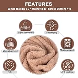 TAIYUNWEI Dog Towel 2 Pack Large Microfiber Pet Bath Towel 140x70cm view 2