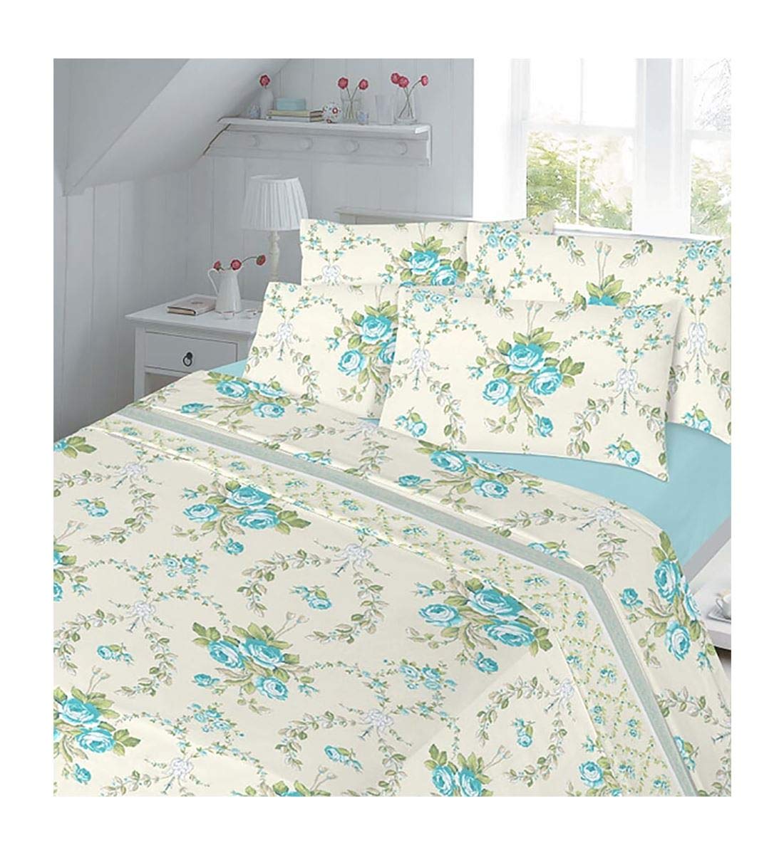 flannelette cot bed duvet cover