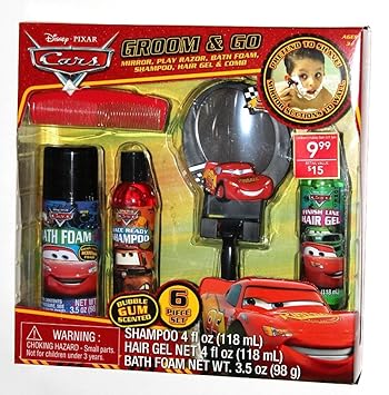 disney pixar cars bath toy set 6 piece