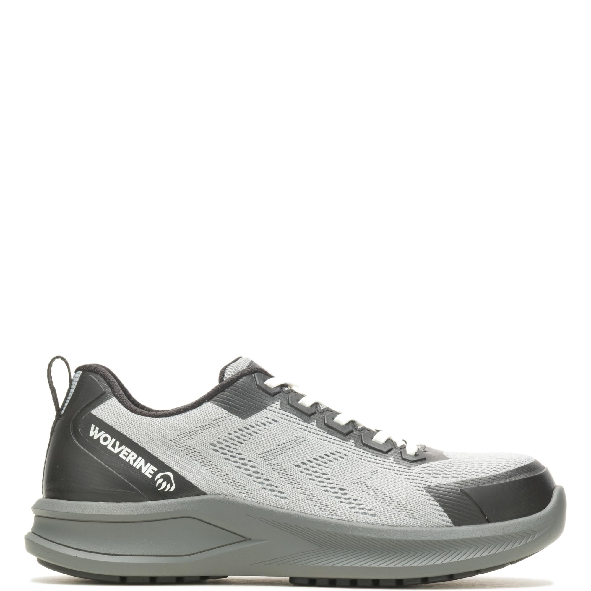 Wolverine Men’s Bolt Knit Industrial Shoe, Charcoal, 10.5