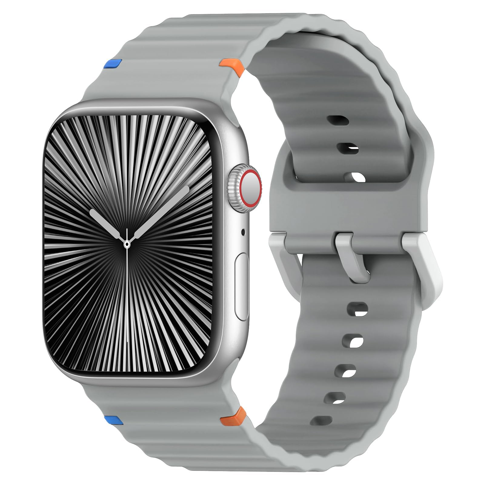 Photo 1 of Sport Bands for Apple Watch Band 40mm 41mm 42mm 38mm 45mm 44mm 46mm iWatch Wristband for Women Men,Waterproof Silicone Strap for Apple Watch Series 11 10 9 8 7 6 5 4 3 SE 2nd 3nd Ultra/3/2 49mm 41 45