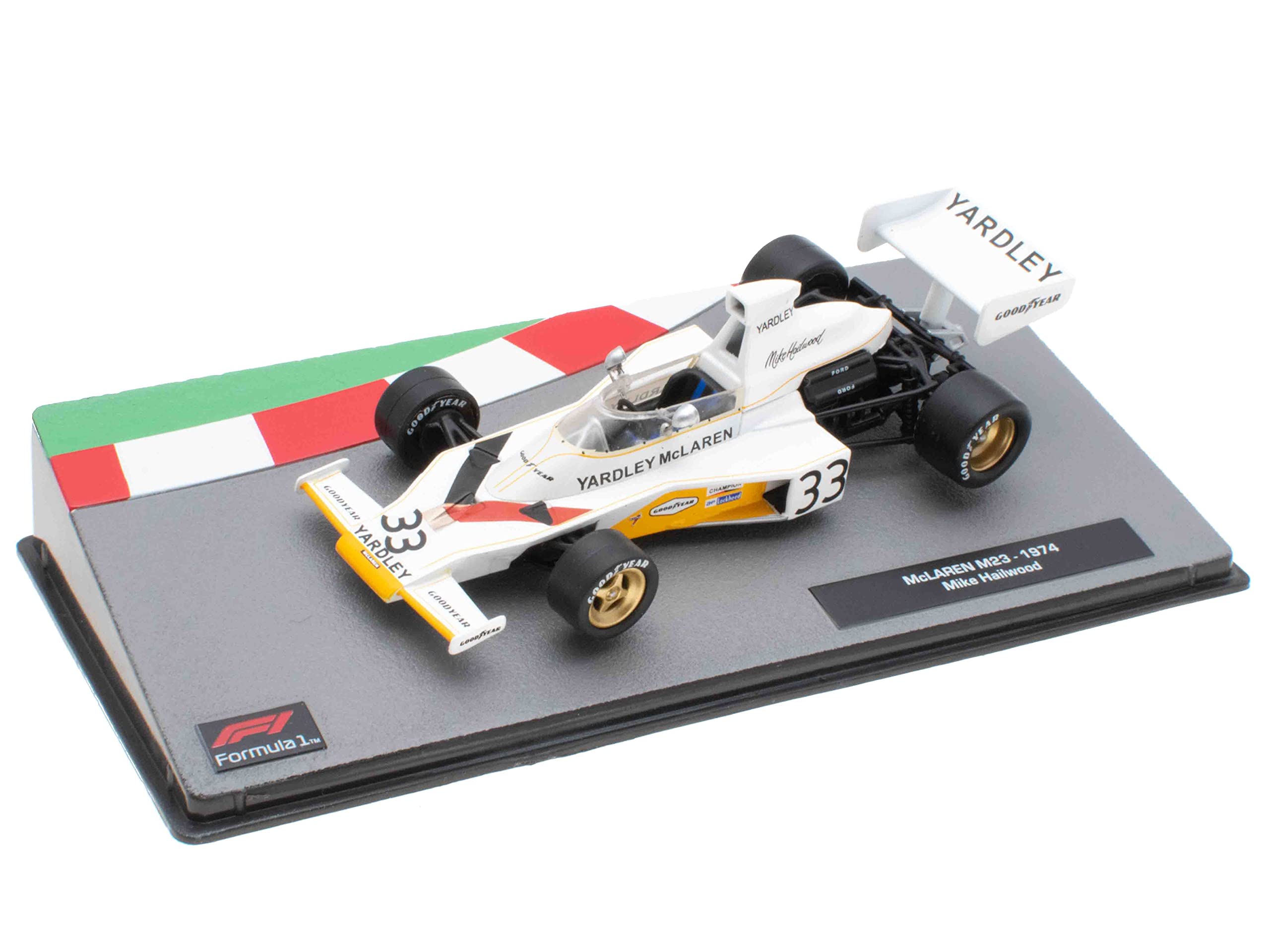 OPO 10 - Miniature car Formula 1 1/43 compatible with McLAREN M23 - Mike Hailwood - 1974 - FD149