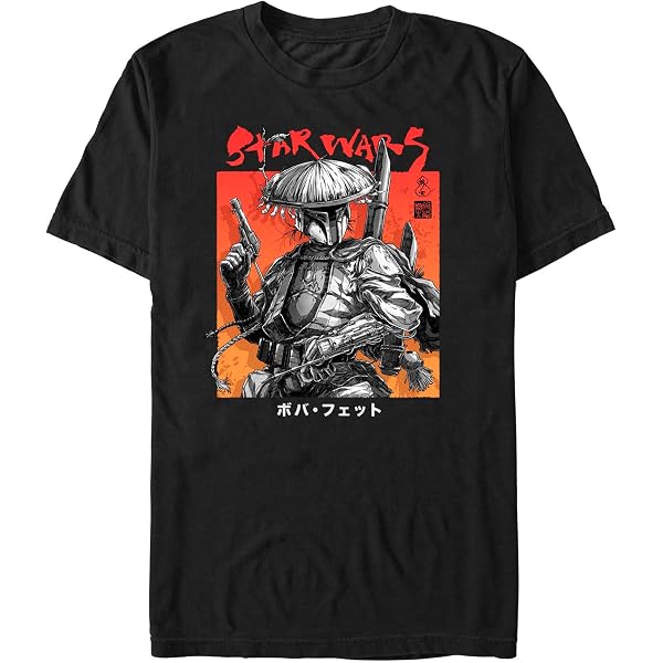 STAR WARS The Mandalorian Pastel Pop – T-Shirt Uomo, Nero, Taglia 3XL