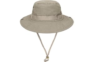 IDOGEAR Wide Brim Boonie Hat Sun Hat for Men Women Fishing Hunting Outdoor Activities with Adjustable Loops Buckle