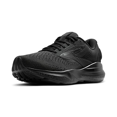 Brooks Men’s Adrenaline GTS 24 Supportive Running Shoe - Black/Black/Ebony - 11.5 Medium