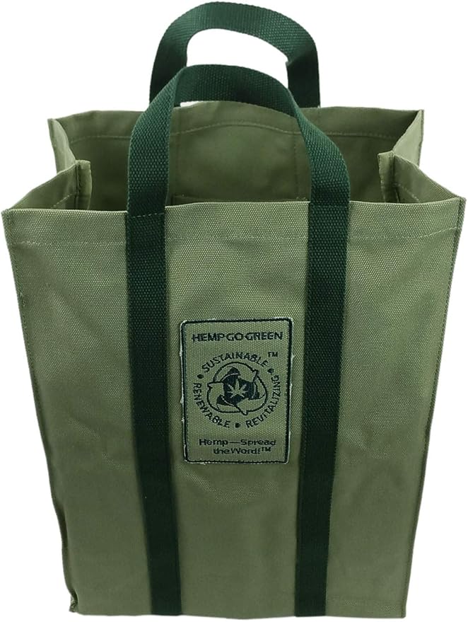 Hemp Go Green 100 Hemp Canvas Heavy Duty Reusable Shopping Bag Amazon