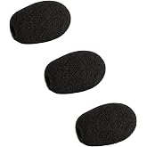 LEFXMOPHY Windscreen Compatible for Logitech G PRO X, Pro X 2, SE Gaming Headset Microphone Pop Filter Protector, 3-pack Black Foam Accessories
