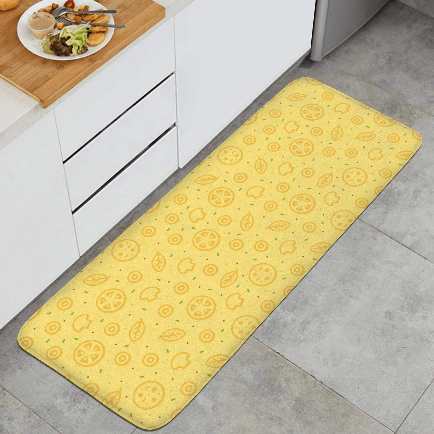 Antiskid Kitchen Mats 17.7"x47.2" Rectangular Super