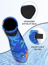 Summshall Kids Neoprene Socks 3mm Water Socks Non-Slip Anti Slip Grip view 2