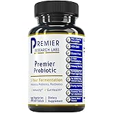 Premier Research Labs Premier Probiotic - Pre Pro Post Biotics for Women & Men, Quad Biotic, Quadbiotic, Prebiotics, Probiotics, Postbiotics & Phytobiotics - 60 Vegetarian Softgel Capsules