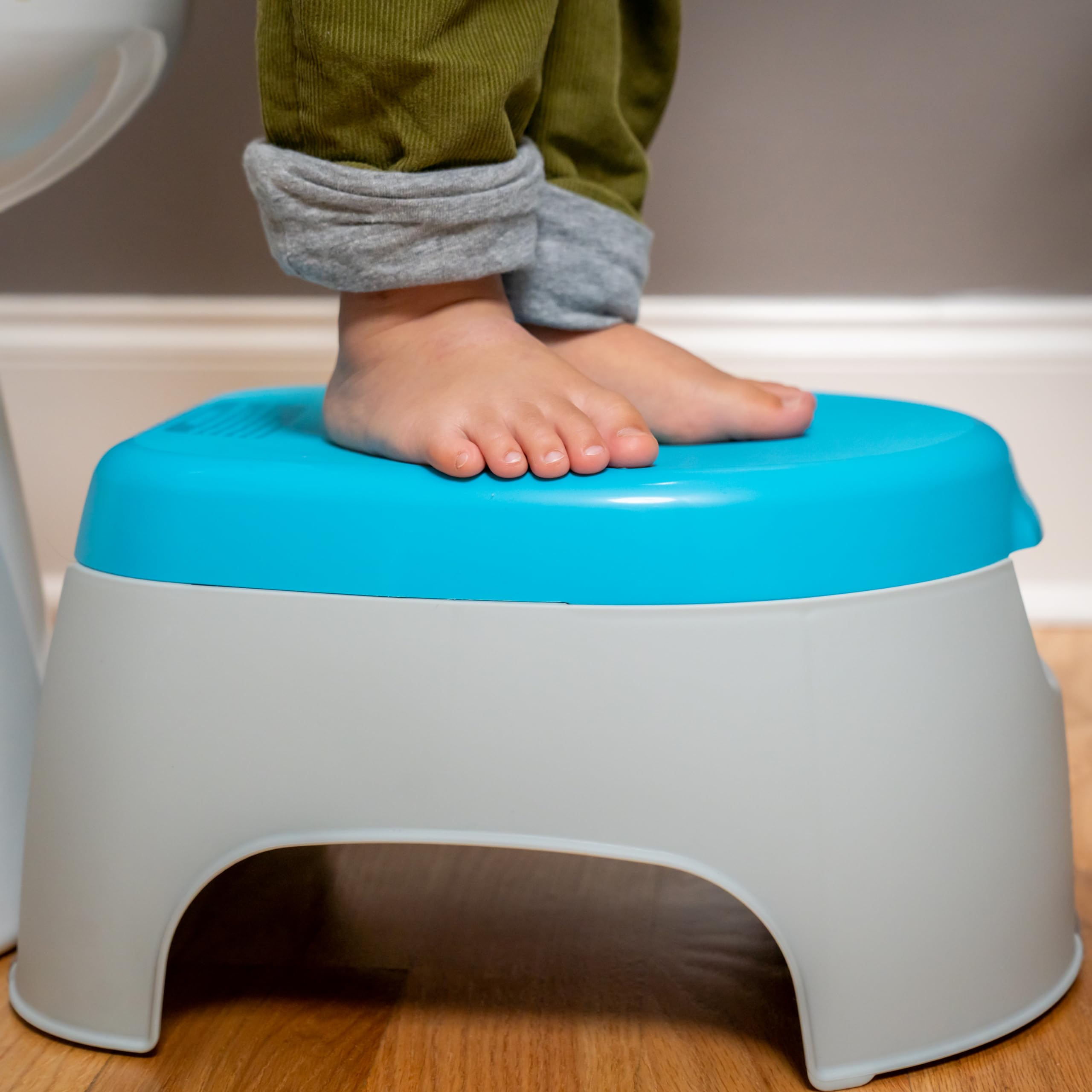 Summer Infant Summer 3-in-1 Train with Me Potty Seat Topper and Stepstool for Toddler Training and Beyond Easy to Empty and Clean Space Saving