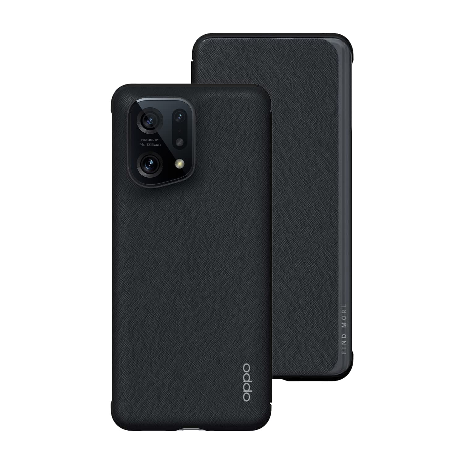OPPO Find X5 Black Case PU - PC091 Black PU