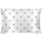 Jay Franco Satin Pillowcase - Standard Size 20x30 Inch Silky Soft Premium Pillow Cover, White - Hello Kitty