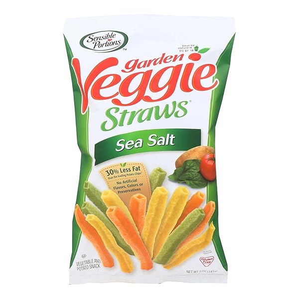 SENSIBLE PORTIONS SEA SALT VEGGIE STRAW, 5 OZ (PACK OF 12)