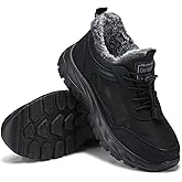 SHIBEVER Womens Winter Snow Boots: Women Ankle Booties Warm Fur Lined Waterproof Insulated Slip On Outdoor Shoes