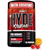 ProSupps Mr. Hyde Xtreme Pre Workout Powder with Creatine, Fruit Punch | Beta Alanine &amp; Caffeine &ndash; Extreme Energy, Pumps, Focus &amp; Performance - Fitness &amp; Gym Supplements for Men &amp; Women, 30 Servings