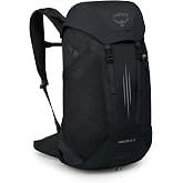 Osprey Hikelite LT 30L Hiking Backpack, Black OS | daypack, travel daypack, camping pack, rain cover, wet weather carry, Black color, OS size