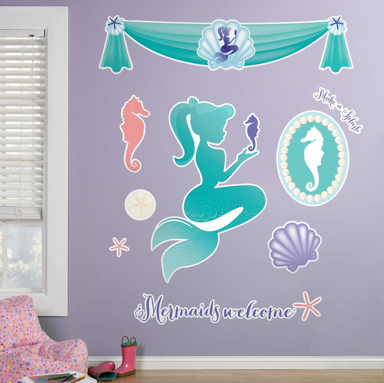 Amazon Com Birthdayexpress Mermaids Under The Sea Room Decor