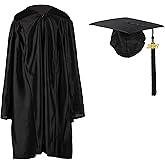 FtyFty Shiny Kindergarten Graduation Cap and Gown Set