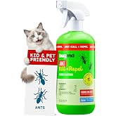 BugMD Pet Safe Ant Killer &amp; Spray for Indoor and Outdoor | Natural Plant-Based Repellent that Kills on Contact with a Fresh Scent | 16 Fl Oz