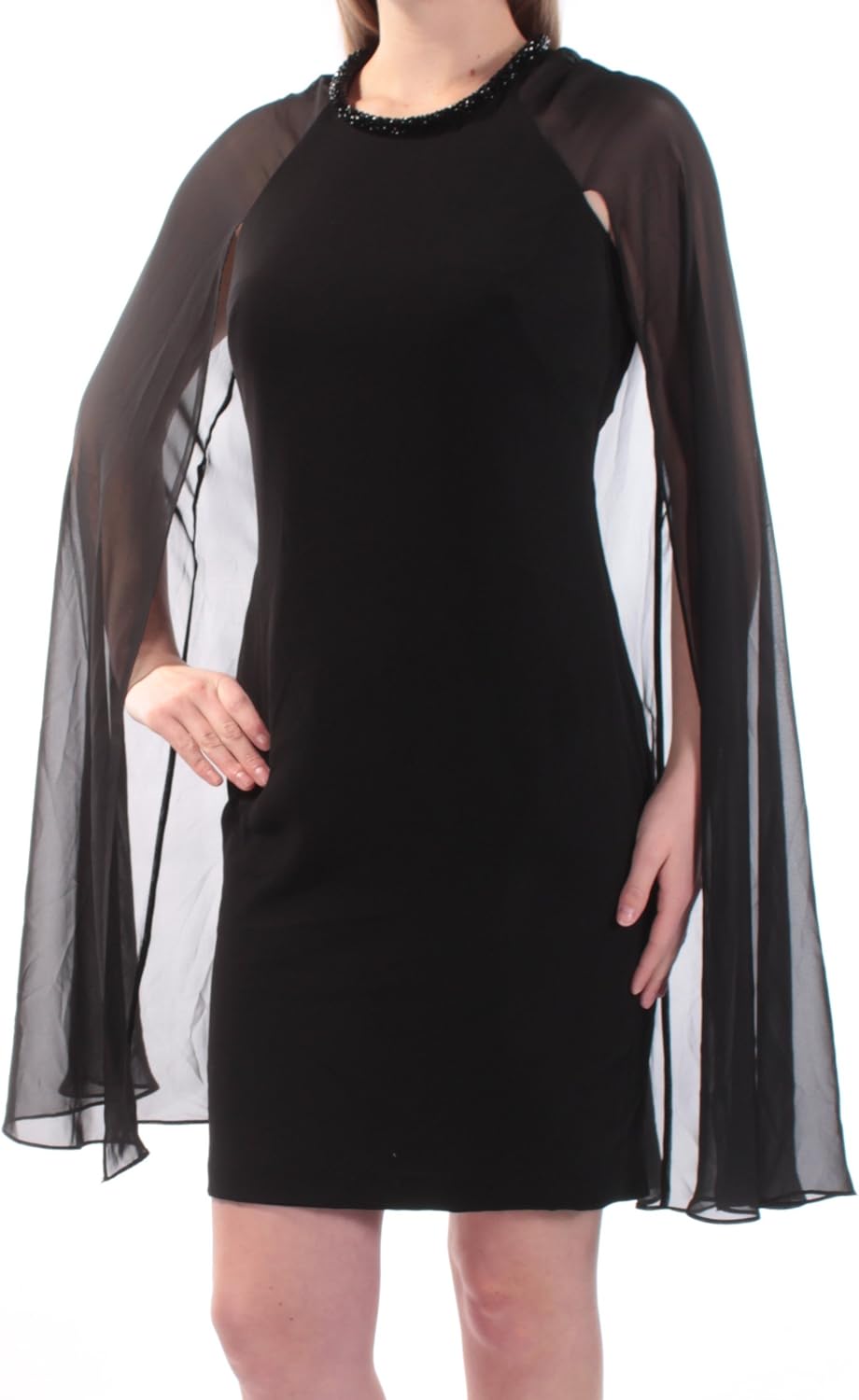 calvin klein cape dress