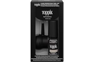TOPPIK Tool Kit with Spray Applicator, Hairline Optimizer and FiberHold Spray, 3-Piece Set, 50 ml