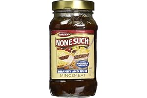 Borden Naturals Rum and Brandy Mincemeat Pie Filling and Topping | (1) 27 Ounce Jar - Gourmet, All Natural, and Free of High Fructose Corn Syrup!