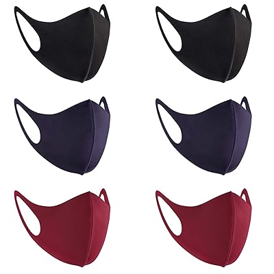 Buy 6 Pack Fashion Cloth Fabric Face Protection, Unisex Earloop 