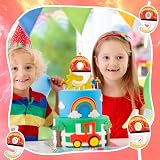 mciskin Cartoon 4th Birthday Candle Anime Number 4 Cake Topper view 6