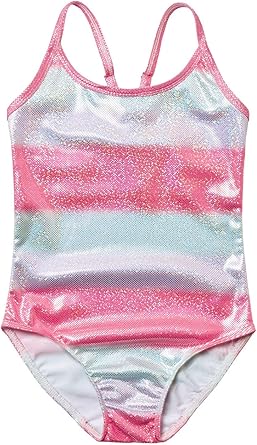 girls rainbow bathing suit