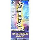Shrumfuzed Proprietary Nootropic Gummy 8000mg - Now with New Improved Taste - Lion's Mane, Reishi, Chaga, and Cordycep Nootropic Mushroom Blend (10, Blue Lemonade)