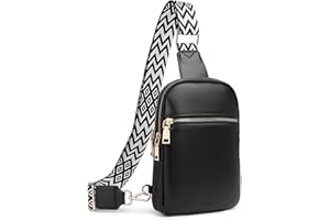 DIOMO Anti Theft Small Sling Bag for Women Cross Body Bag Trendy, RFID Fanny Packs Vegan Leather for Women Travel Belt Purse