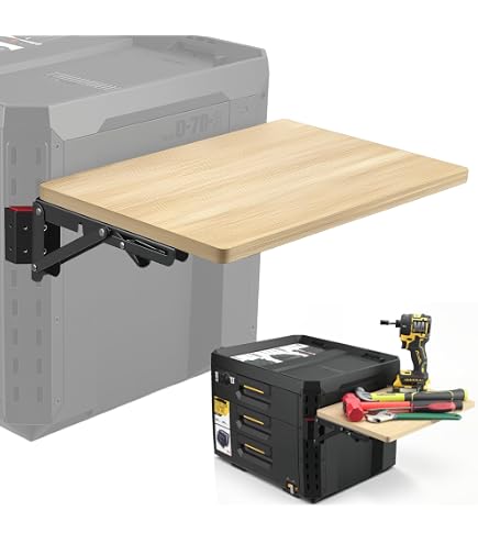 SUNEX TOOLS 8004BK Side Work Bench for 8013A- Black - Workbenches