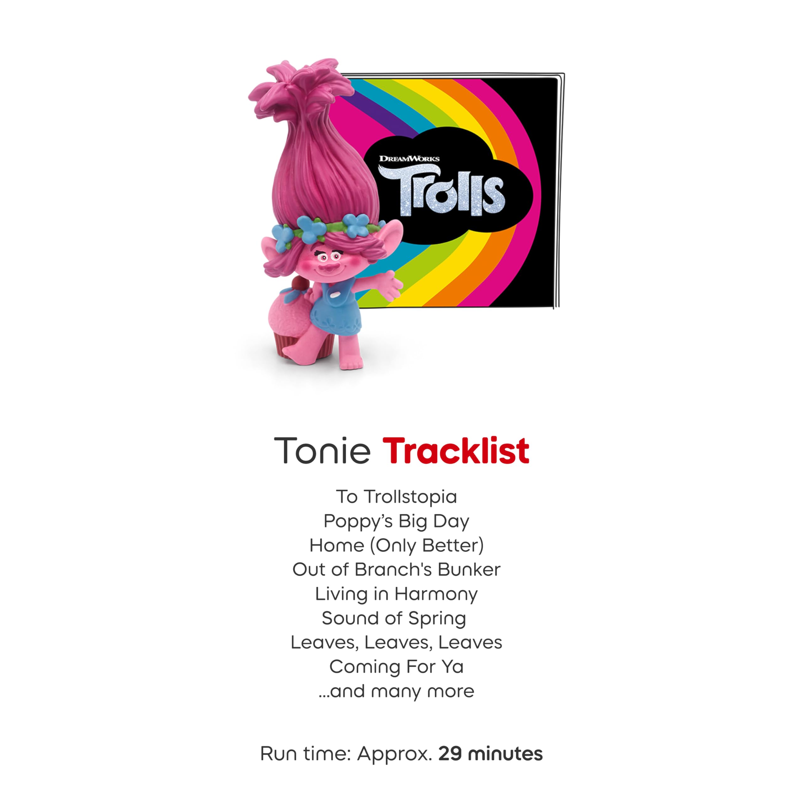 Tonies Poppy Audio Toy Figurine from Dreamwork's Trolls