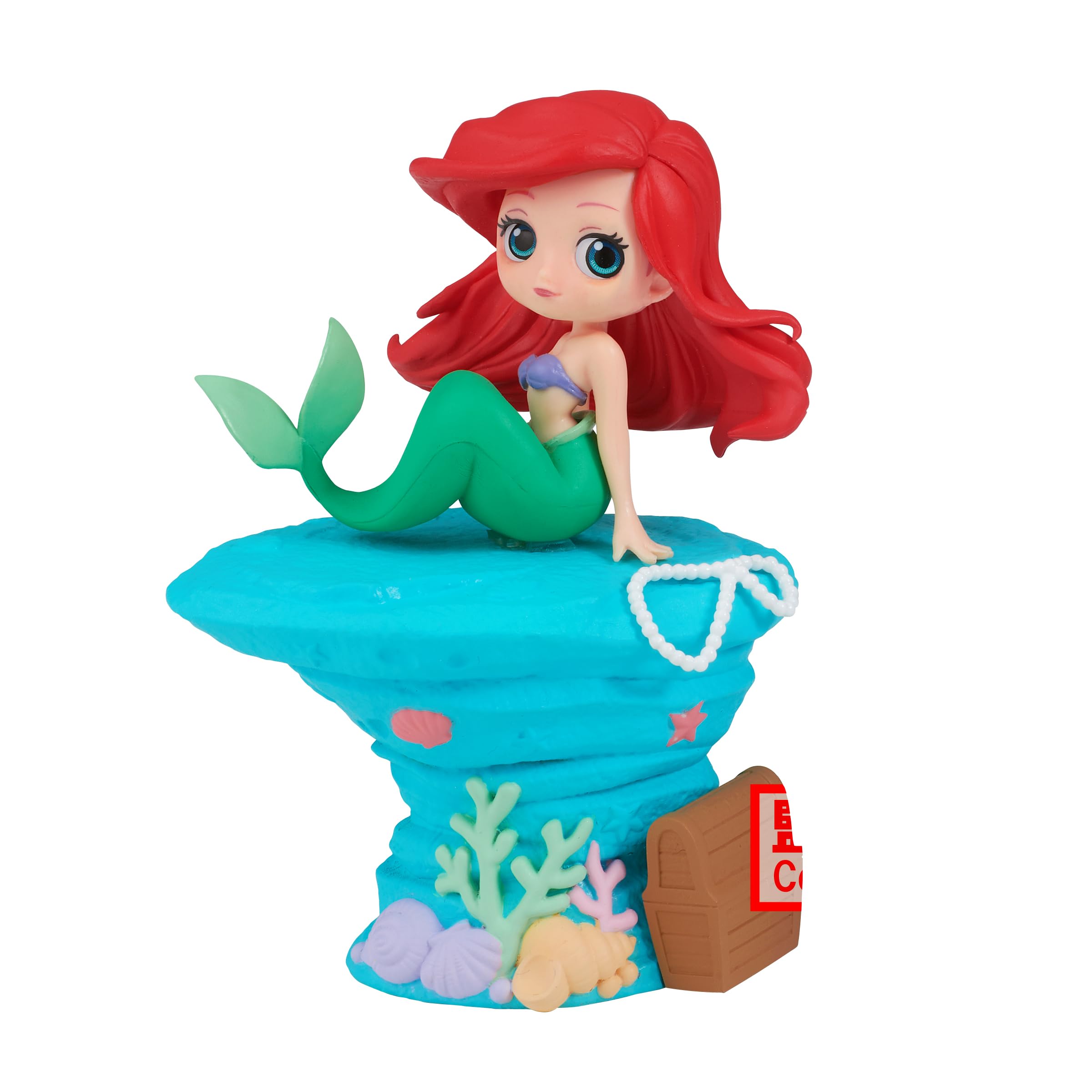Banpresto, Q Posket Stories Ariel Mermaid Style Disney Characters (Ver.A) 3.5" Multicoloured BP88304