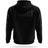 13FA POLICE Utility Hoodie - USA Patriotic Apparel - 100% Polyester for Odor Free, Moisture-Wicking Quick Dry Comfort.