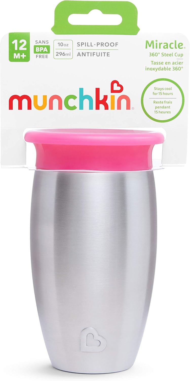 Munchkin Tasse En Acier Inoxydable Avec Paille Rose Bebe Puericulture Le Repas De Bebe Centroarco Com Munchkin Tasse En Acier Inoxydable Avec Paille Rose Bebe Puericulture Le Repas De Bebe Centroarco Com