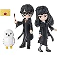 Wizarding World, Magical Minis Harry Potter and Cho Chang Friendship Set with Creature, Kids Toys for Ages 5 and up