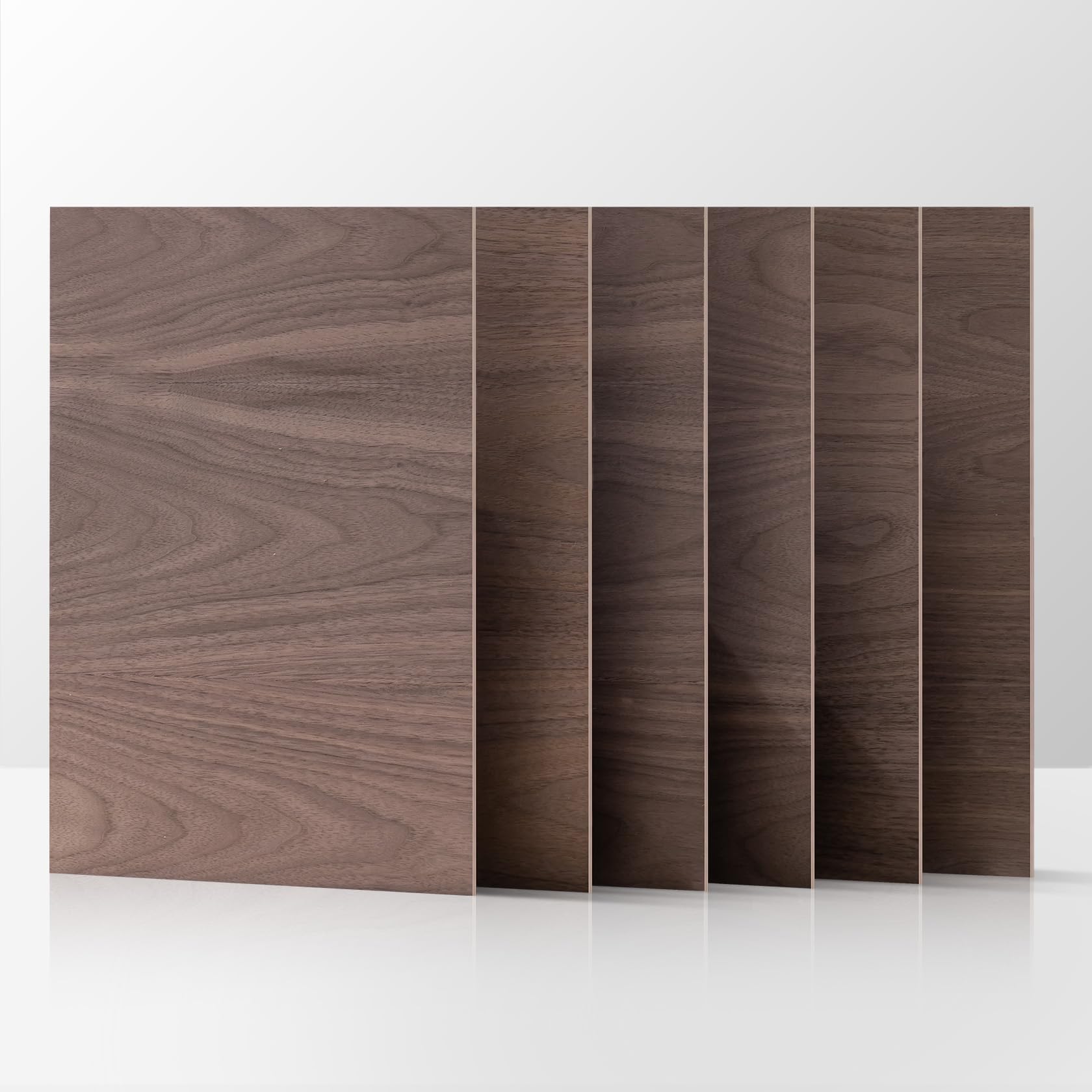 Photo 1 of ROBOTIME 6-Pack 1/8" Walnut Plywood Sheets - 12 x 16 x 1/8 Inch - 3mm Laser Wood Sheets for Laser Cutting, Engraving & Wood Burning (Pyrography)