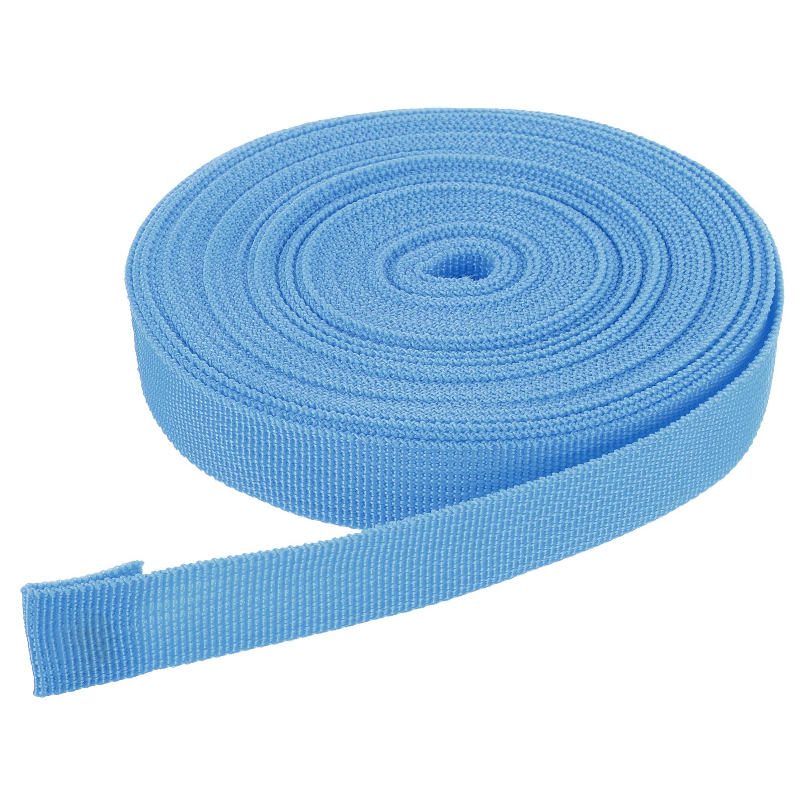 DMiotech 10 Yard x 3/4 inch Width Nylon Webbing Strap Poly Flat Webbing Strapping for DIY Craft Backpack Strapping, Sewing, Outdoor Gear Repair, Blue