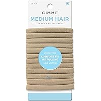 Amazon.com : Gimme Beauty Medium Hold Hair Bands - Seamless Nylon