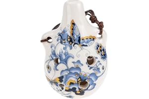 SUPVOX Professional 6-hole Ceramic Alto Ocarina Beginner Practice Wind Instrument Mini Decorative Musical