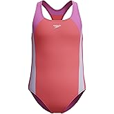 Speedo Girl's Swimsuit One Piece Infinity Splice Thick Strap